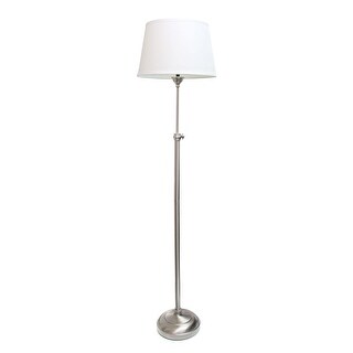 Malham Large Classic Ceramic Table Lamp With Matching Shade (Champagne Gold & Silver - Natural Linen Shade