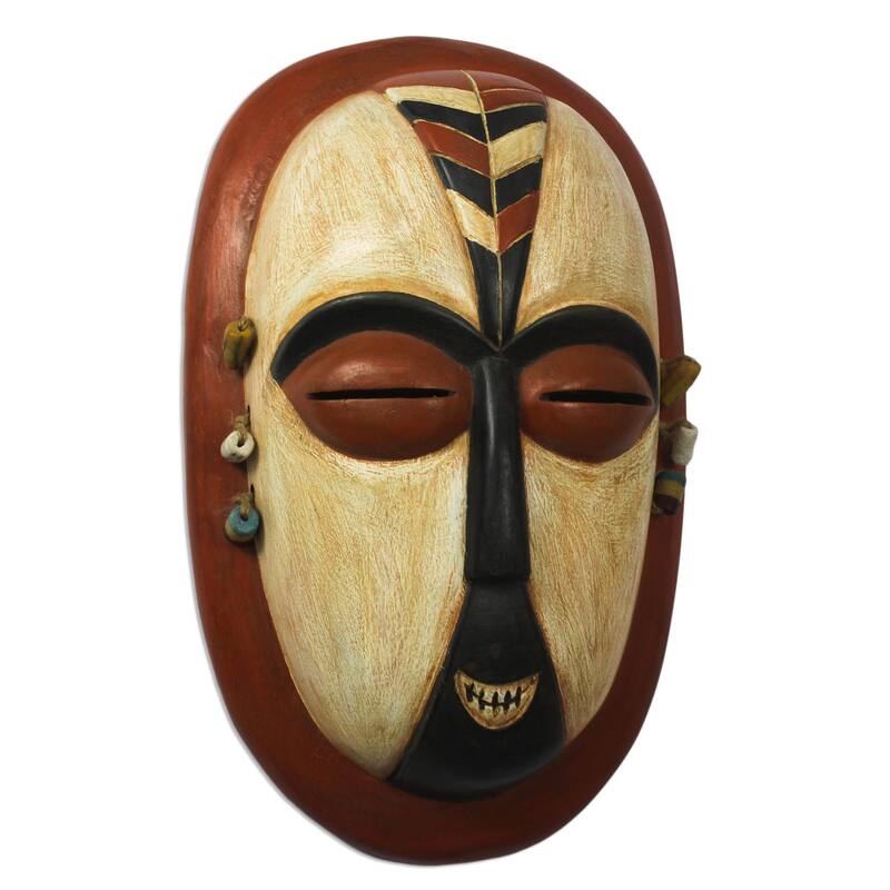 Novica Handmade Duma African Wood Mask