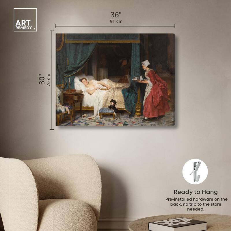 The Awakening 1865 Canvas by Art Remedy, Gallery Wrapped