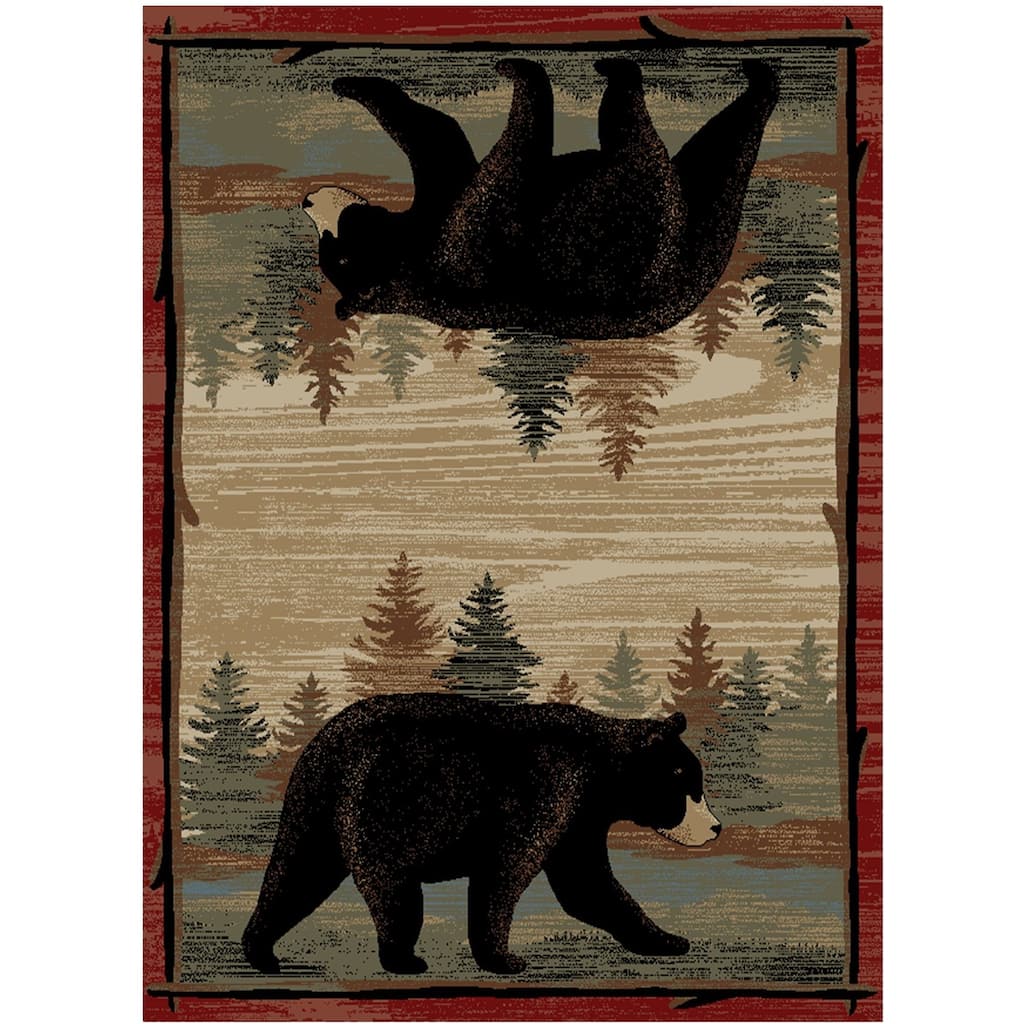 Lodge King Riverwatch Multi Lodge Area Rug