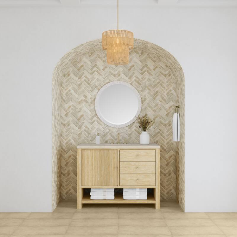 James Martin Vanities D404-V48-3EMR Marigot 48" Single Basin Wood