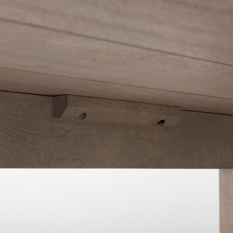 Aida Grey-Brown Solid Wood Dining Table