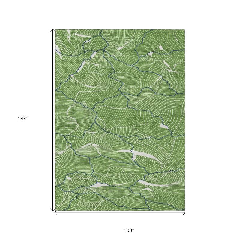 HomeRoots Abstract Transitional Rectangle Outdoor Rug