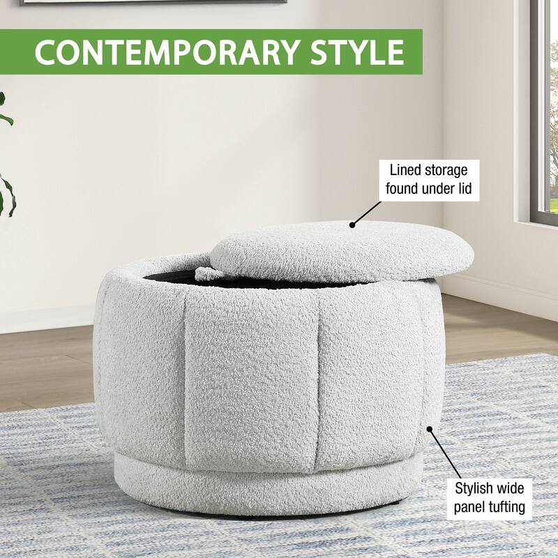 Lanyard Storage Ottoman