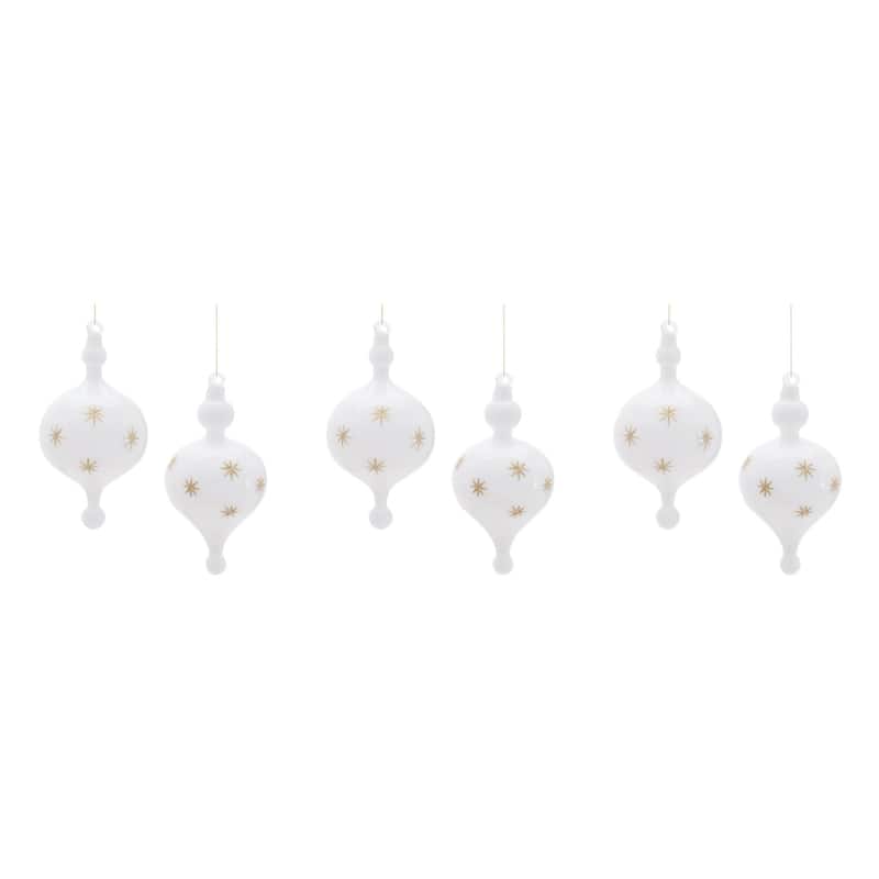 Glass Ornament Set of 6