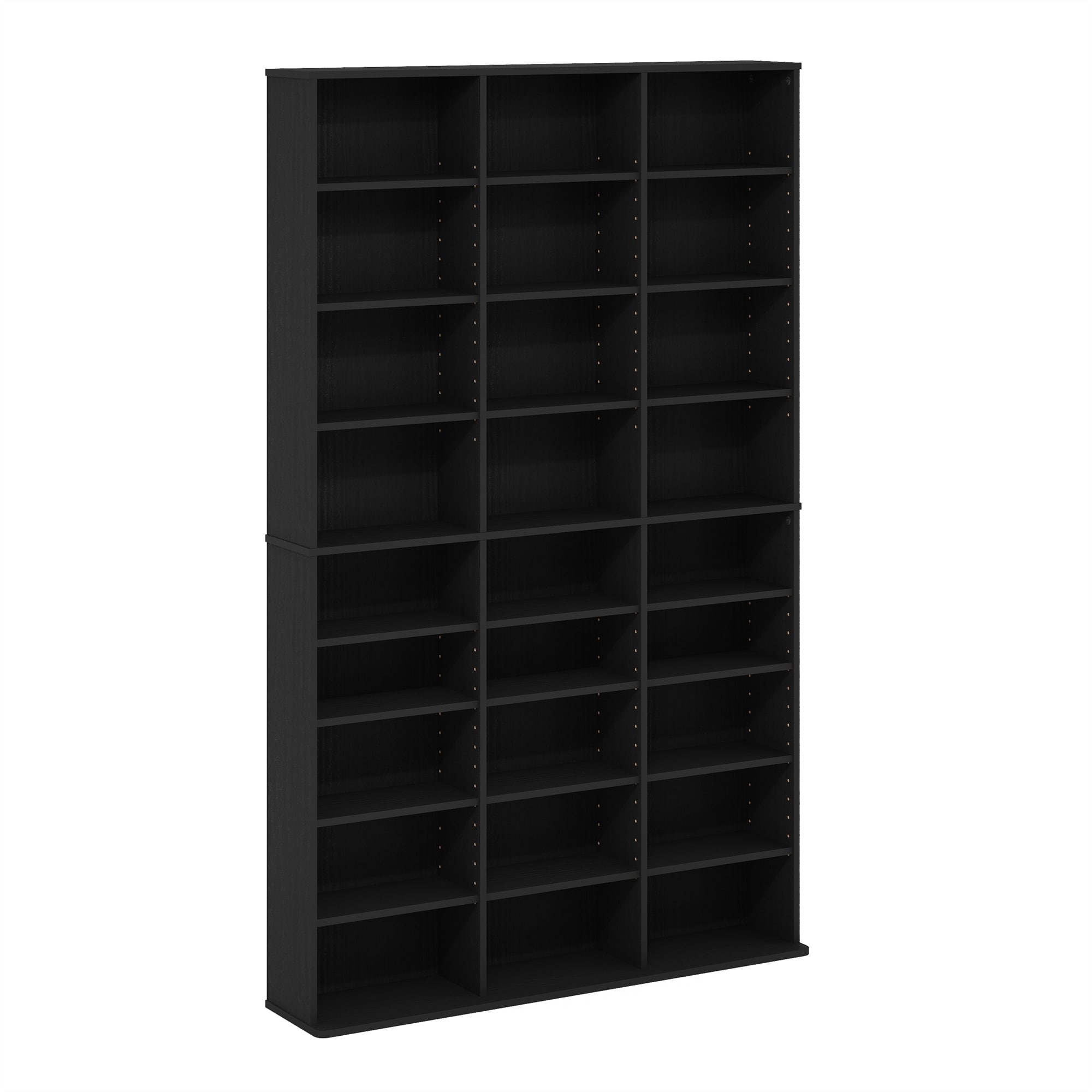 Furinno JAYA 24-Shelf Multimedia Media Storage Tower Rack with