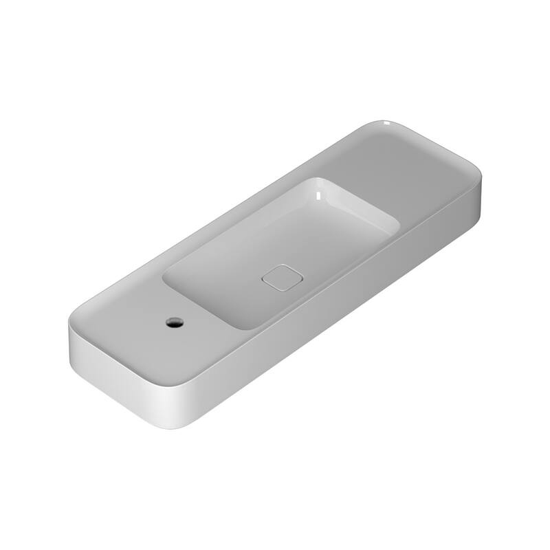 WS Bath Collections Cameo 120.40.01 Cameo 47-3/8" Rectangular Ceramic