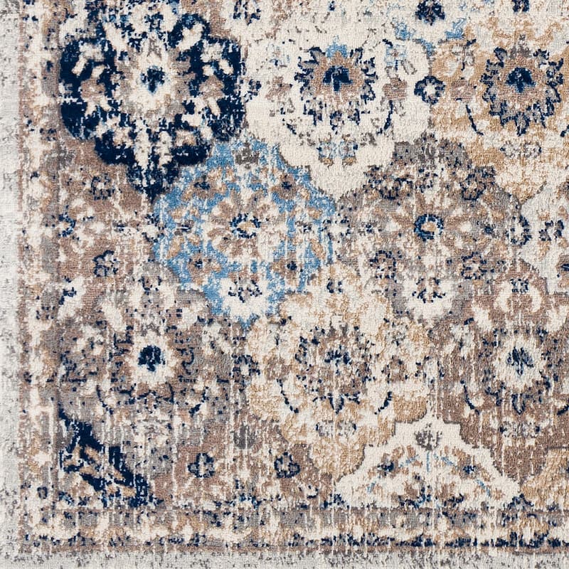 Livabliss Estee Vintage Trellis Area Rug