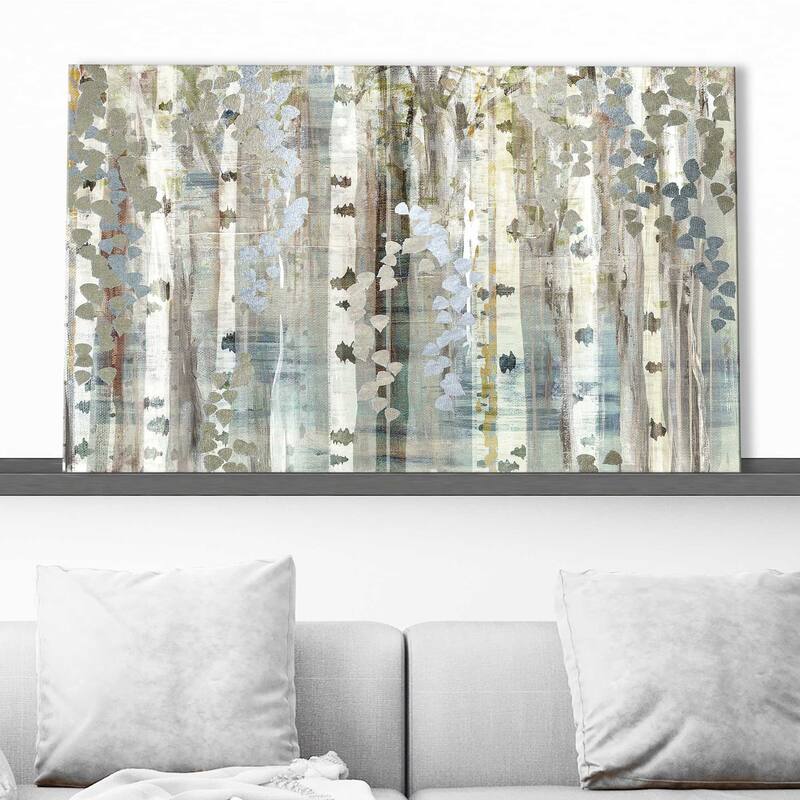"Birch Wood Meadow " by Susan Jill Print on Canvas