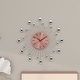 preview thumbnail 19 of 68, Gold / Copper / or Silver Iron Metal Starburst Sun Glam Wall Clock