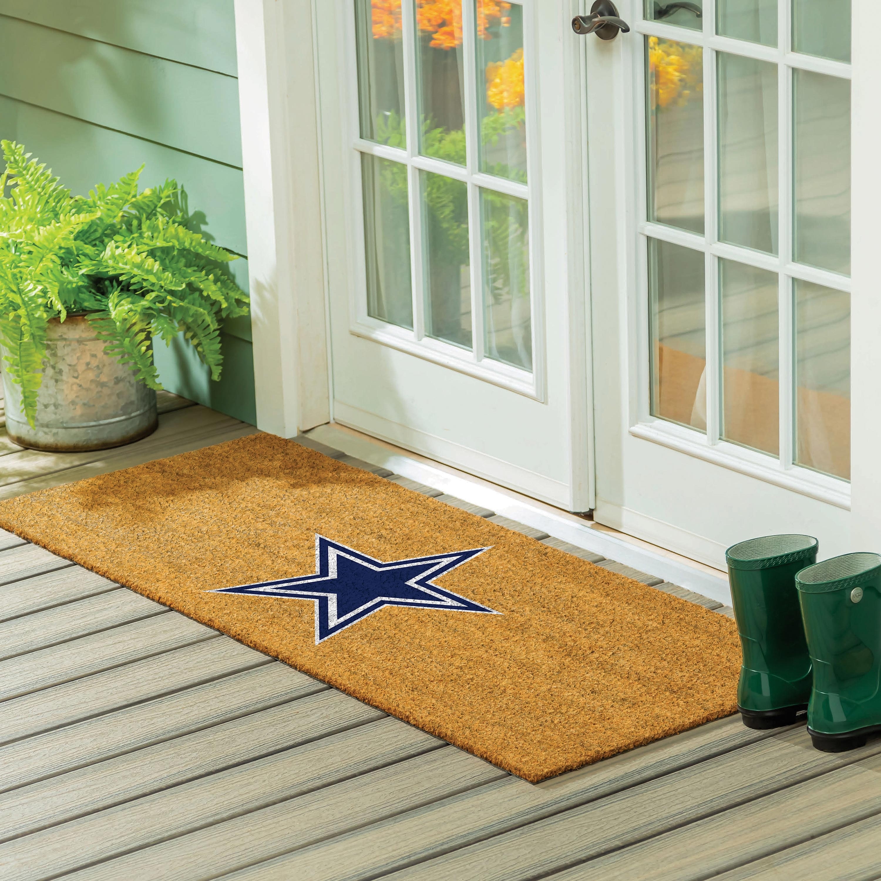 Dallas Cowboys Full Color Indoor/Outdoor Coir Mat