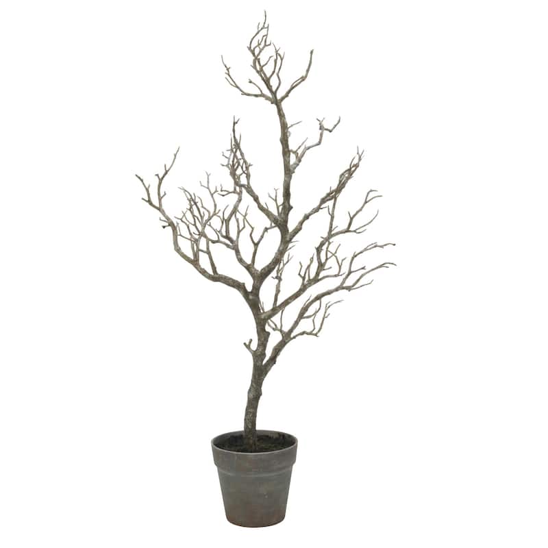31" Potted Deadwood Twig Tree