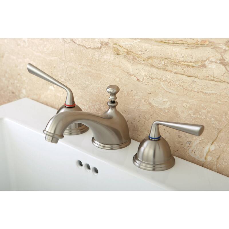 Kingston Brass Silver Sage 1.2 GPM Widespread Bathroom Faucet with