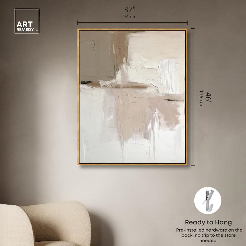 Gentle Strokes of Nature II Canvas by Art Remedy