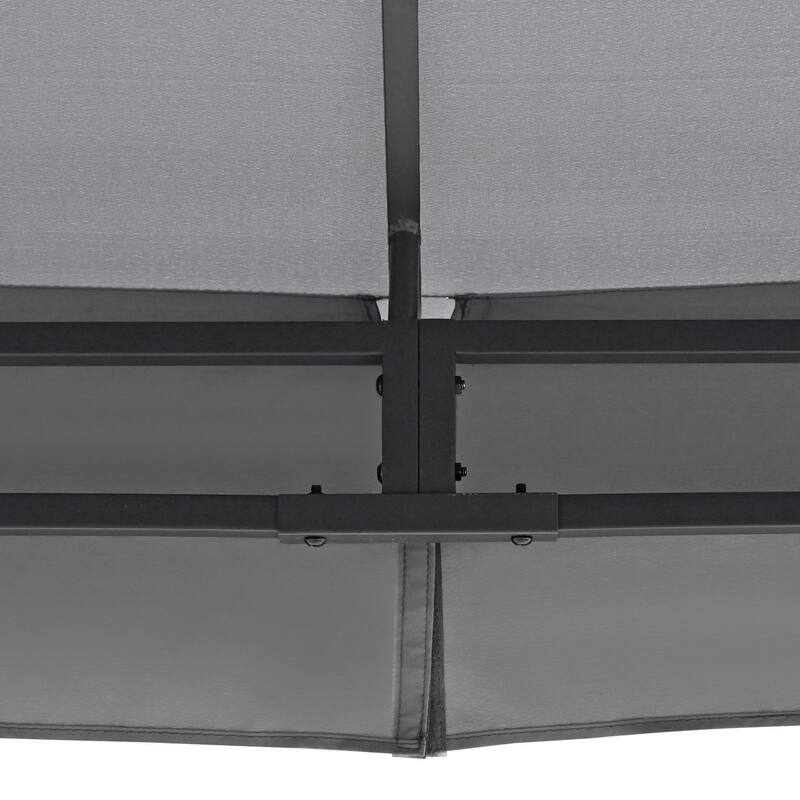 Outdoor Gazebo Tent with Double Roof, Mosquito Netting & Patio Canopy