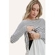 preview thumbnail 5 of 6, Nicolette Boatneck Tee Large - Black