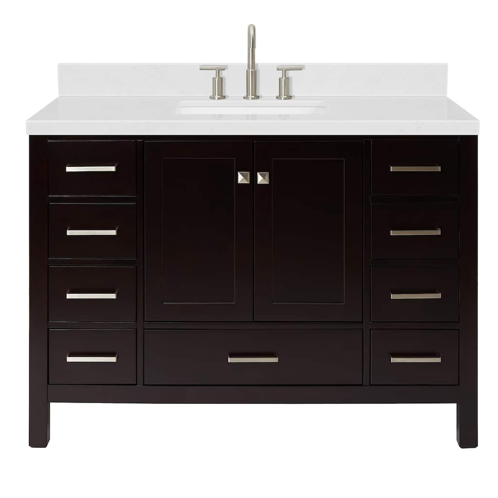 Ariel A048SCQRVO Cambridge 48" Free Standing Single Basin Vanity Set