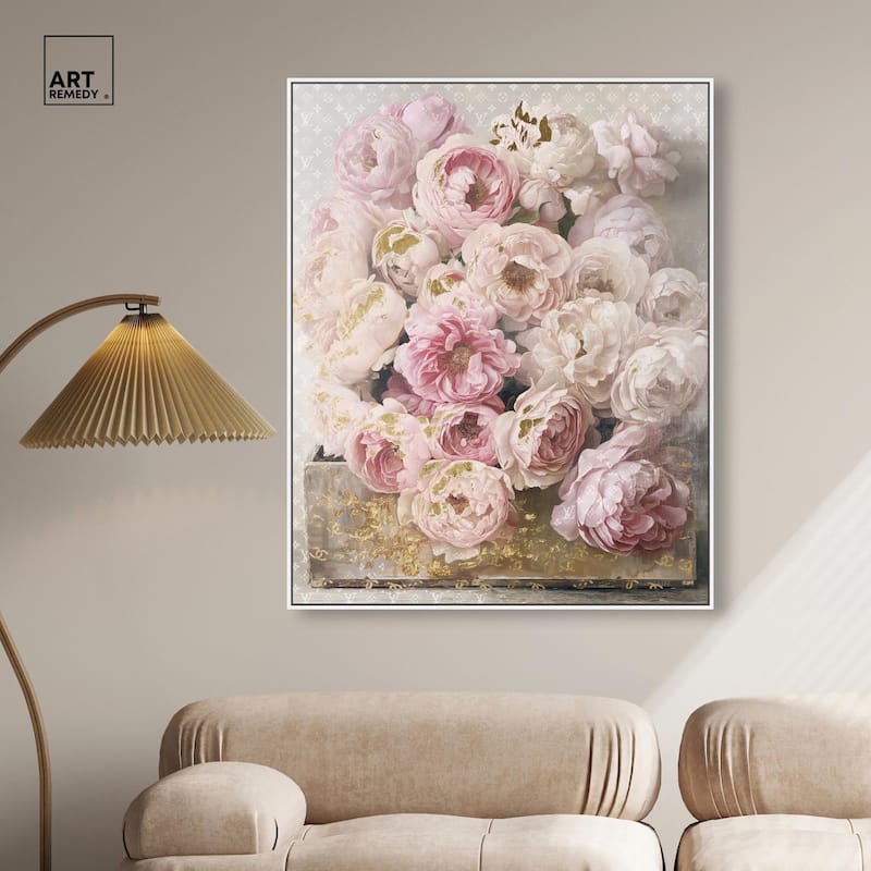 Beautiful Glam Floral Case Canvas by Art Remedy