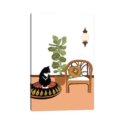 iCanvas "Boho Cat" by Ceyda Alasar Canvas Print