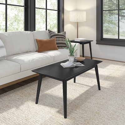 Plank and Beam Mid-Century Rectangular Coffee Table - 40"