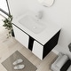preview thumbnail 52 of 98, Bathroom Vanity With Sink In 32/36/40/84/76/92 Inch, Floating Bathroom Vanity With Soft Close Door