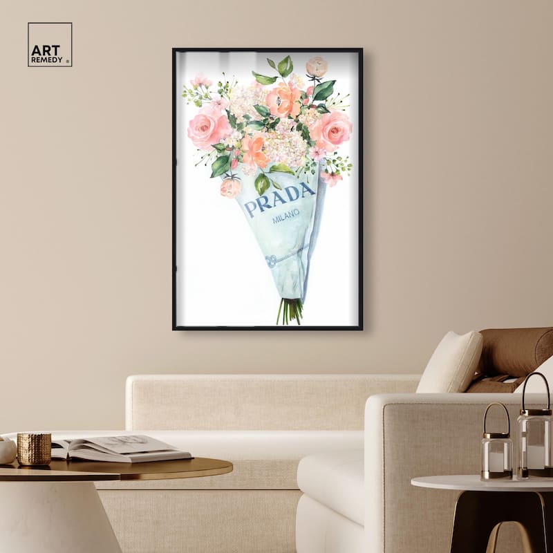 A World of Flowers Shadowbox by Art Remedy