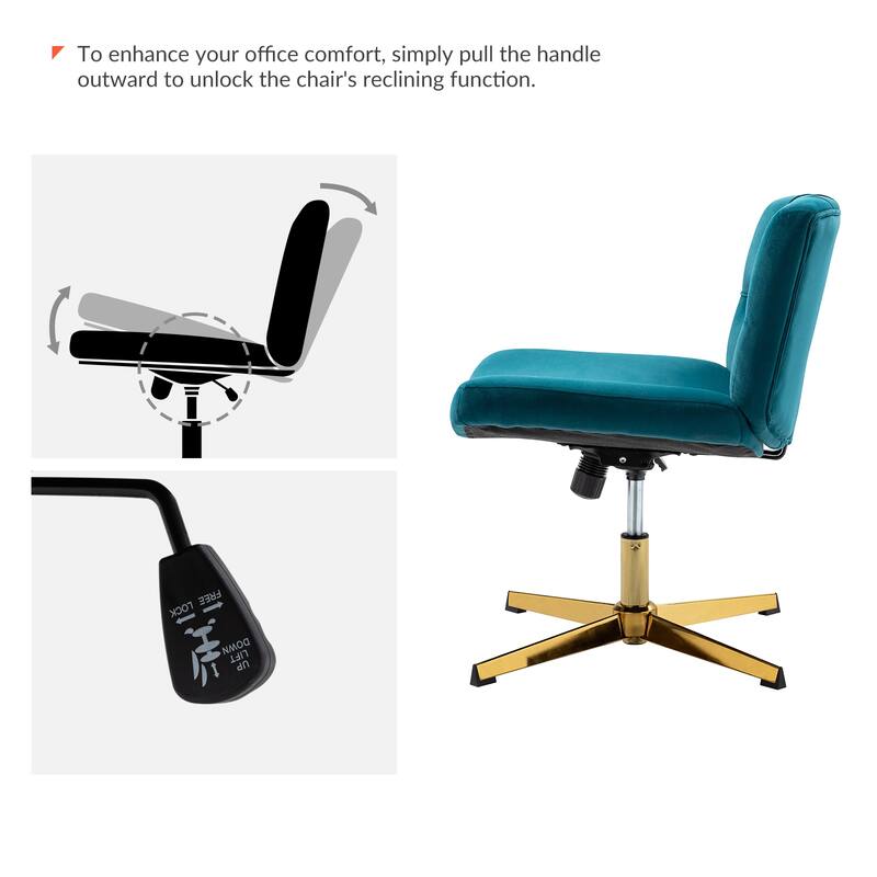 Alfons 360-Degree Swivel & Height Adjustable Task Chair by HULALA HOME