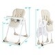 preview thumbnail 5 of 15, Babyjoy Foldable Convertible High Chair Height Adjustable Baby Feeding