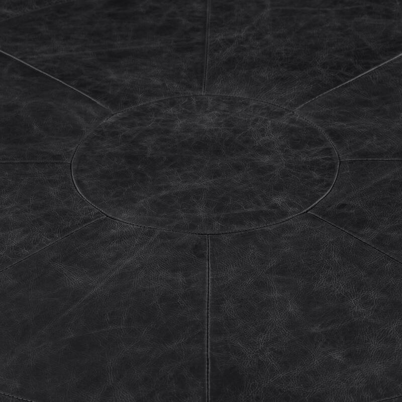 Poly & Bark Gio Ottoman - Full Grain Genuine Italian Leather