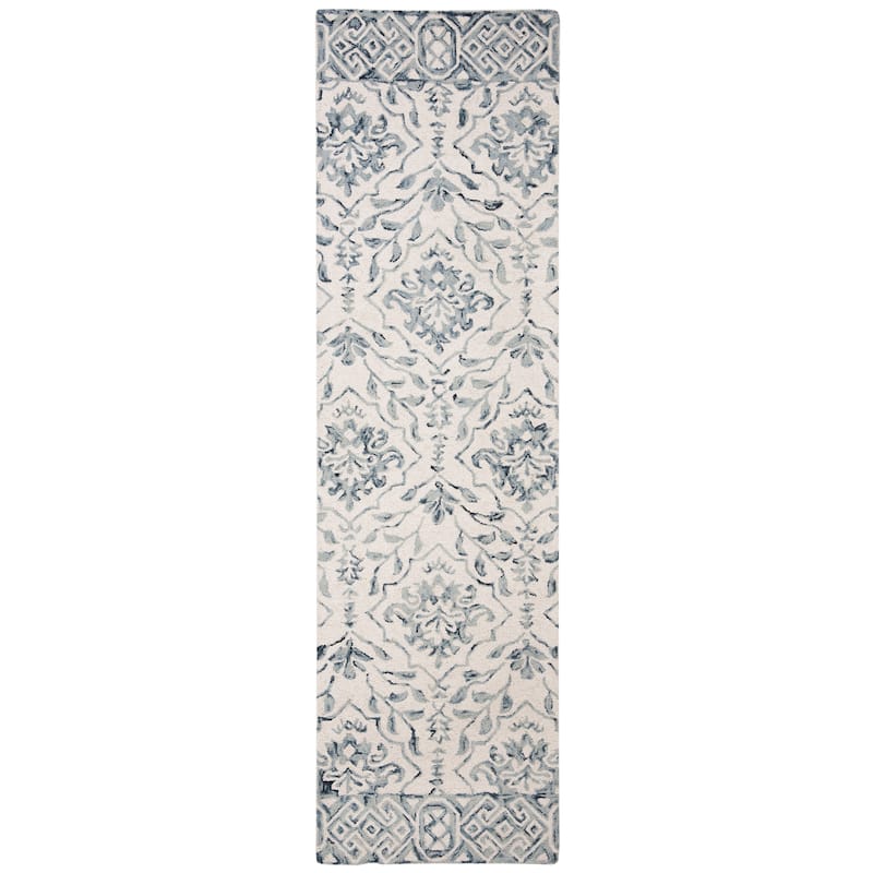SAFAVIEH Handmade Dip Dye Nicki Floral Wool Rug