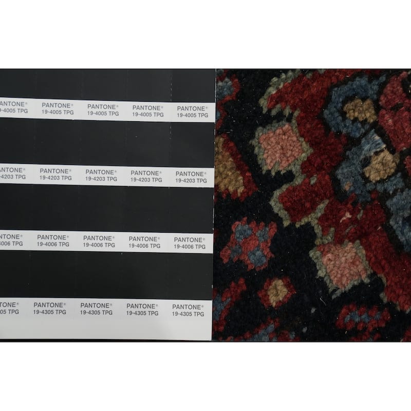 Hand Knotted Oriental 100% Wool Carpet Traditional Floral Red Heriz (serapi) Area Rug - 11' 5'' X 9' 7''