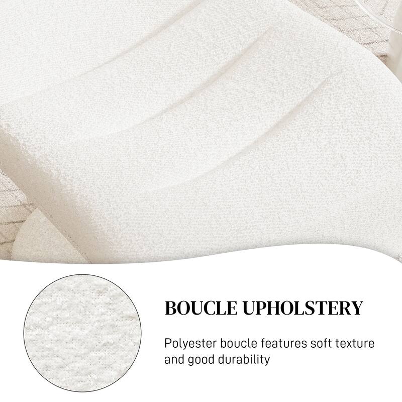 Ouyessir S-shaped Upholstered Side Chair