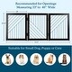 preview thumbnail 2 of 13, PETMAKER 3-Panel Foldable Pet Gate, Black - N/A