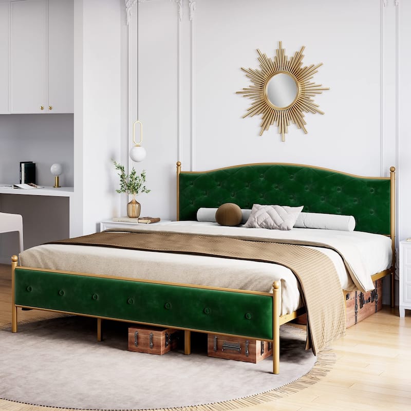Upholstered Platform Bed