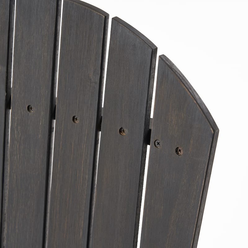 Outdoor Wood Adirondack Dining Chairs (Set of 2)