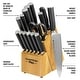 preview thumbnail 4 of 6, Granitestone Pro NutriBlade 14 Piece Stainless Steel Black Knife Set with Wooden Block