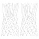 preview thumbnail 1 of 5, 2Pcs 18.5" Basketball Net Replacement, Polyester Basketball Hoop Net