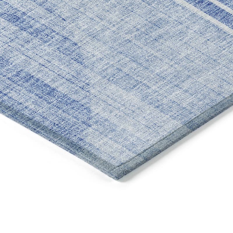 Machine Washable Indoor/ Outdoor Chantille Contemporary Geo Rug