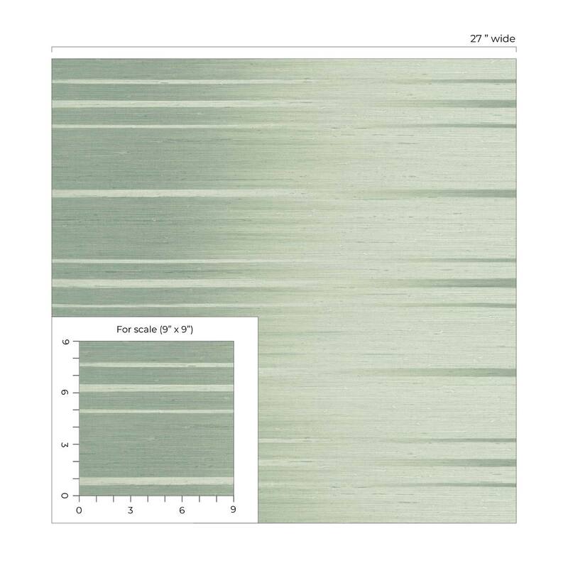 Seabrook Designs Horizon Ombre Embossed Vinyl Unpasted Wallpaper