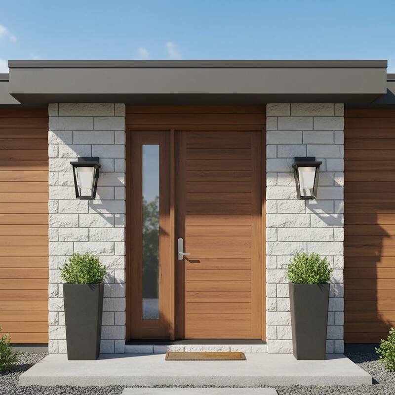 Artcraft Waterbury - LED Outdoor Wall Light - 10W - Black