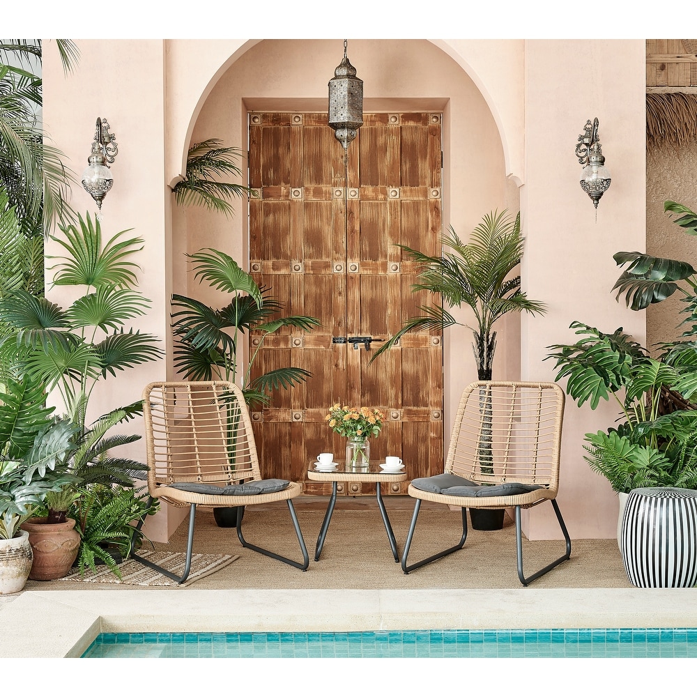 Wicker Bohemian Eclectic Outdoor Seating Bed Bath Beyond
