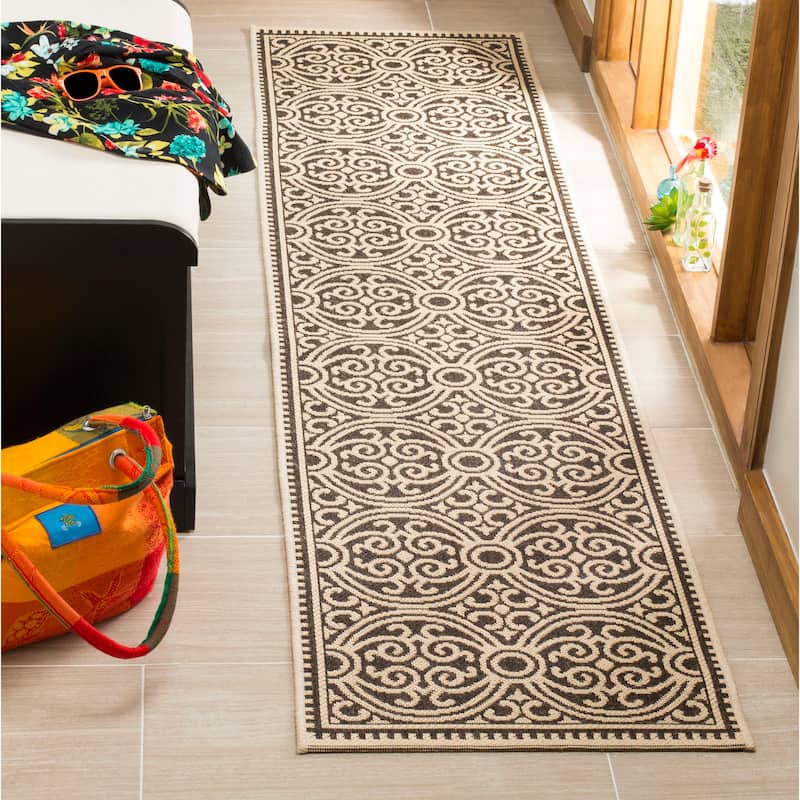 SAFAVIEH Linden Myriame Indoor/ Outdoor Waterproof Patio Backyard Rug