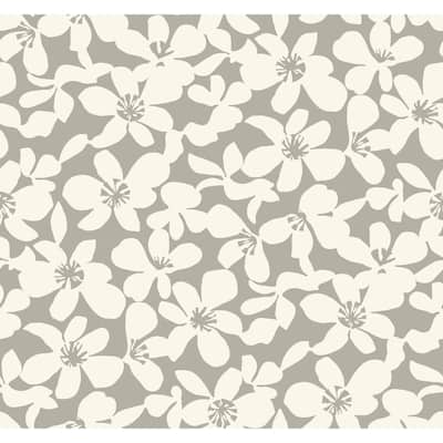 Elizabeth Brown Fibrous Non-Woven Unpasted Bohemian Free Spirit Wallpaper Covers about 60.75 sq. ft.