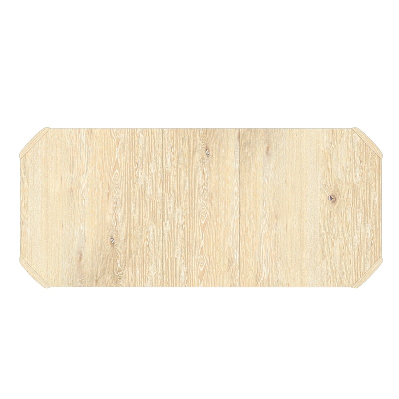 Alpine Furniture Sloane 66-84 in. W Extension Dining Table, Driftwood