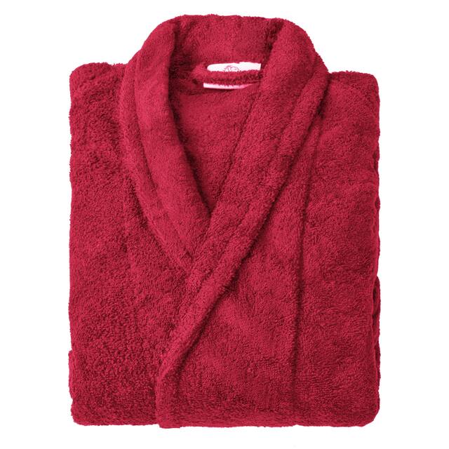Superior Luxurious 100-percent Combed Cotton Unisex Terry Bath Robe