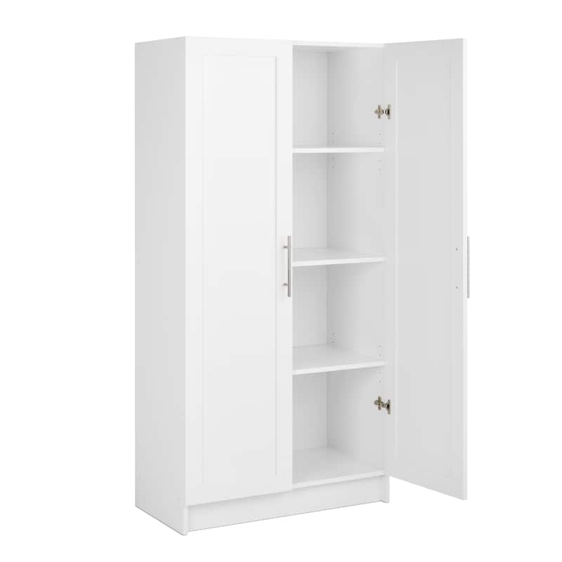 Prepac Elite Accent Cabinet with Panel Doors 16.75" D x 32" W x 65" H - 32 in W x 65 in H x 16.75 in D