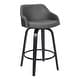 preview thumbnail 8 of 13, Alec Upholstered Wood Counter or Bar Swivel Stool