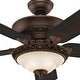 preview thumbnail 10 of 19, Hunter Italian Countryside 52-inch Ceiling Fan with Cocoa Finish and Five Aged Barnwood/ Cherried Walnut Blades