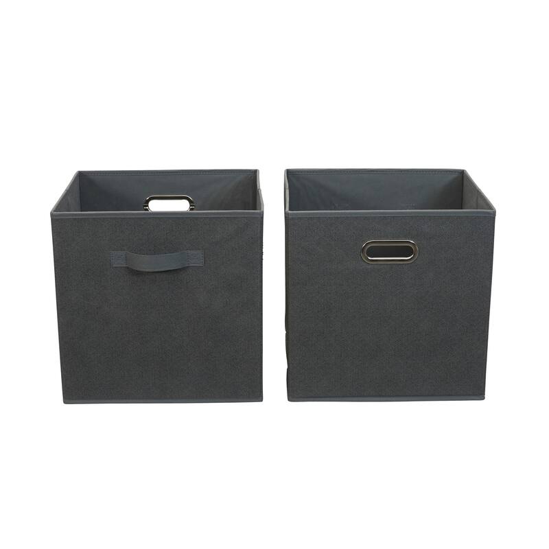 Household Essentials Fabric Storage Bins, Set of 2