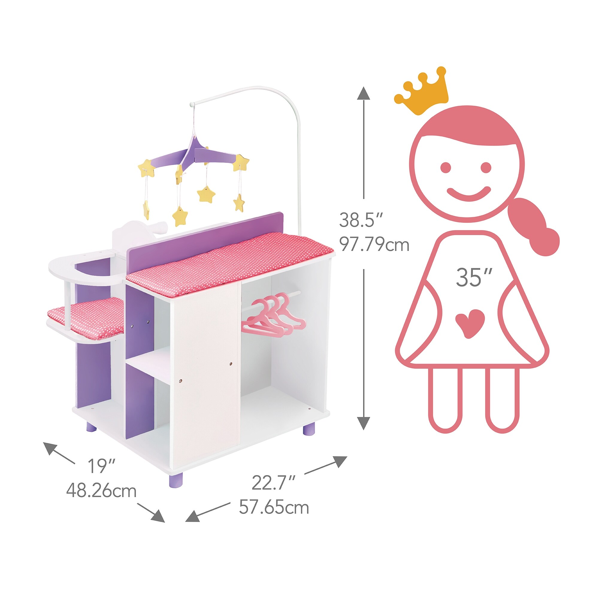 elc dolls changing station